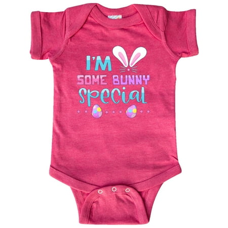 

Inktastic I m Some Bunny Special Bunny Ears and Easter Eggs Gift Baby Boy or Baby Girl Bodysuit