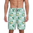 thumbnail image 1 of Fotbe Horse And Flower Pantalones Cortos de Pijama para Hombre, Ropa de Dormir, Pantalones de Pijama Cortos para Hombre-X-Large, 1 of 6