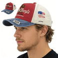 thumbnail image 3 of USA Hat 250th Anniversary Baseball Cap 1776-2026 American Flag Embroidered Adjustable Casual Hat for Men and Women Patriotic Outdoor Summer Sun Protection, 3 of 4