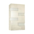 thumbnail image 4 of Meyda Tiffany 128837 Aztech 17" Tall Led Wall Sconce - Brushed Stainless, 4 of 4