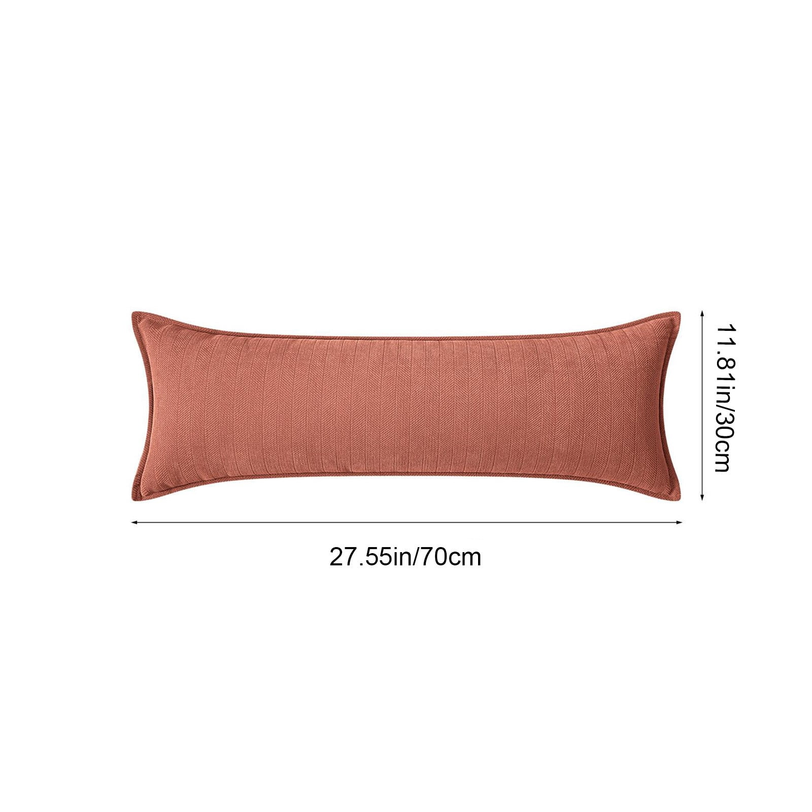 Long Sofa Backrest Cushion, Multipurpose Rectangular Throw Pillow with Pillowcase and Pillow Core, Soft Support Sleeping Body Pillow for Living Room Bedroom Bed Rest Office Lounge Decoration