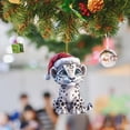thumbnail image 1 of Cute Acrylic Flat Pendant Unique Animal Keychain Fashionable Exquisite Hanging Decoration for Car Interior, 1 of 8