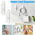 thumbnail image 4 of Organizador de cables para electrodomésticos de cocina | Gestión multifuncional de cables para el hogar | Material ABS duradero | Instalación fácil | 2 piezas | Compatible con cafetera, tostadora, 4 of 9