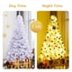 thumbnail image 3 of Árbol de Navidad artificial OFFICEJOY blanco 7.5 pies con soporte, 3 of 9
