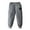 Grey, variant on Kids Winter Cotton Down Snow Pants Puffer Jogger Snowpants Water-Resistant Windproof Outdoor Trousers Skiing Hiking Bottoms