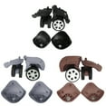 thumbnail image 2 of 1 Pair A79 DIY Suitcase Luggage Replacement Casters Swivel Repair Accessories Mute Roller Wheels for Travel Bag, 2 of 8