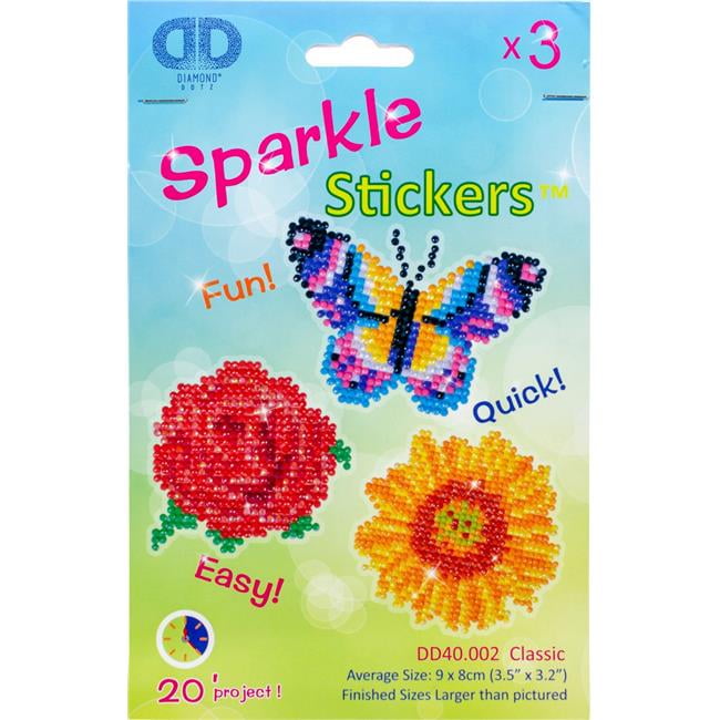 Diamond Dotz Diamond Stickers Facet Art Kit-Assorted Classic 3/Pkg