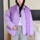 thumbnail image 1 of Parkas de manga larga para mujer, chaqueta corta con capucha y plumón, abrigo grueso de algodón holgado., 1 of 6
