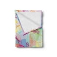 thumbnail image 2 of Abstract Soft Flannel Fleece Blanket, Colorful Coming of the Spring Season Arrangement with Flourishing Foliage Leaves, Cozy Plush for Indoor and Outdoor Use, 70" x 90", Multicolor, by Ambesonne, 2 of 5