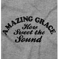 thumbnail image 2 of Amazing Grace Christion Song Lyrics Plus Size Crewneck Graphic Tee Shirt Brisco Brands 5X, 2 of 5