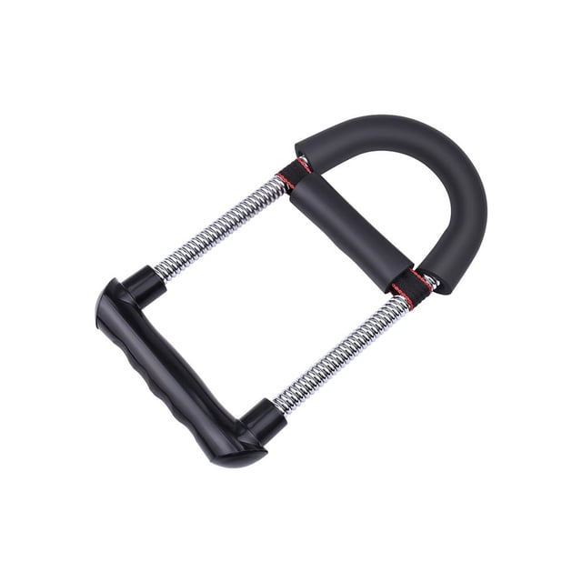 Toystoory Gimnasio Fitness ejercicio brazo muñeca antideslizante equipo de Fitness Grip Power muñeca antebrazo mano pinza fuerza dispositivo de Accesorios para máquinas de ejercicios Plata