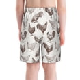 thumbnail image 3 of Cauagu Chickens Print Swim Trunks for Men,Youth Boys Swim Shorts Compression Liner Beach Shorts Boys' Swimming Shorts 7-20 Years Bathing Suit-X-Large, 3 of 7