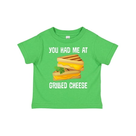 

Inktastic You Had Me at Grilled Cheese Sandwich Gift Toddler Boy or Toddler Girl T-Shirt