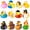 Design B, variant on sixwipe 15Pcs Rubber Duck, Bath Toy Duck for Kids, Duck Bathtub Pool Toys with Different Designs, Multiple Styles  Float Tiny Ducks, Rubber Duck for Kids Shower Easter Day Party Gifts