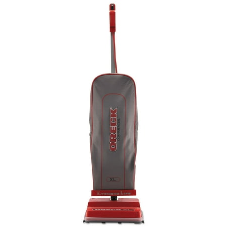 - Oreck Commercial U2000R-1 Commercial Upright Vacuum, 120 V, Red/Gray, 12 1/2 x 6 3/4 x 47 3/4