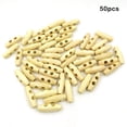 thumbnail image 3 of Qarigey 50 piezas de botón de palanca de con forma de olivo para álbum de recortes, manualidades, accesorios de costura, suministros de ropa, Accesorios de disfraces Beige, 3 of 6