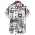 thumbnail image 4 of Camisas de solapa Harajuku con dibujos animados de moda Y2k para mujer, camisas con estampado 3D de manga corta con botones, ropa de calle de moda para mujer, camisa superior, 4 of 5