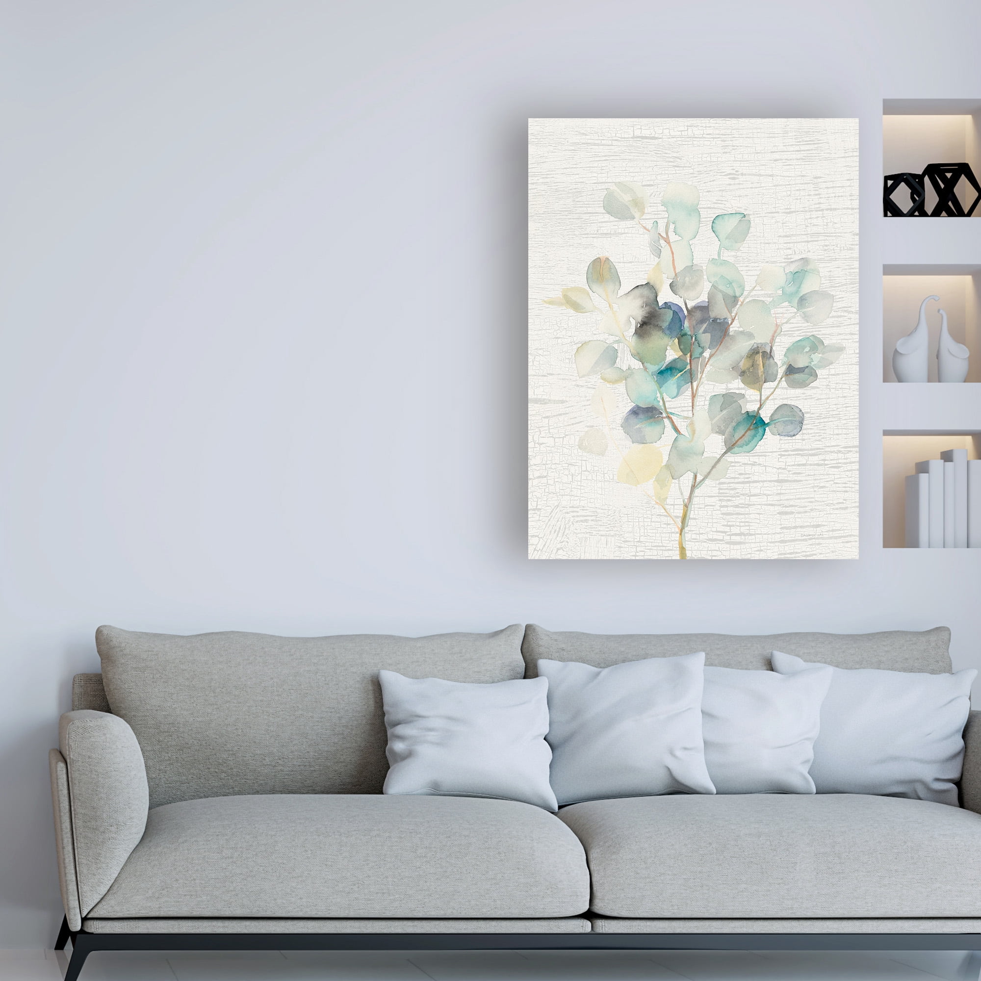 Trademark Fine Art 'Eucalyptus III Vintage' Canvas Art by Danhui Nai