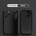 thumbnail image 3 of Funda protectora de silicona líquida para Xiaomi POCO F5 X5 X3 M3 M4 X4 Pro NFC F3 F4 GT, accesorios de protección para teléfono trasero suave, 3 of 5
