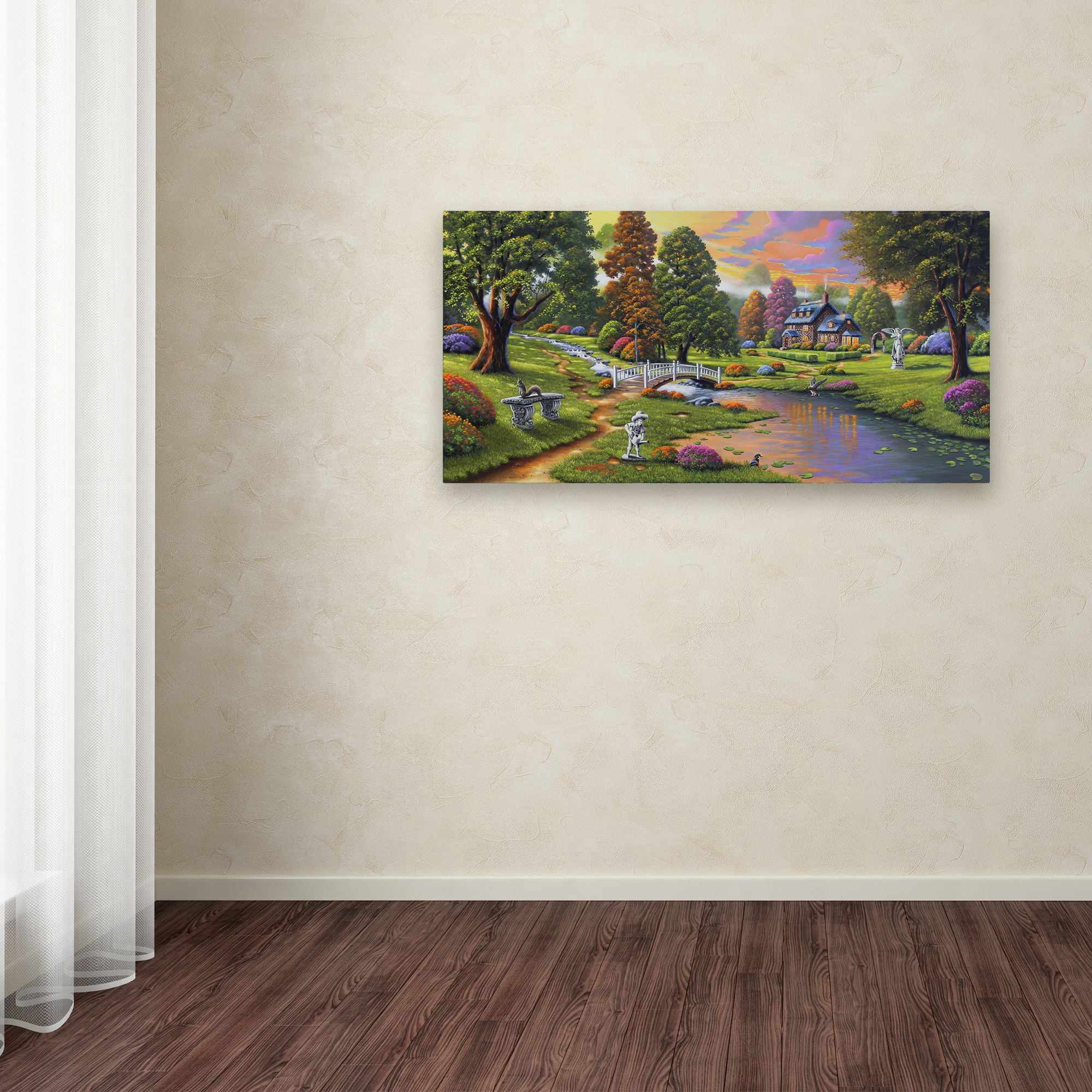 Trademark Fine Art 'Majestic Garden' Canvas Art by Geno Peoples