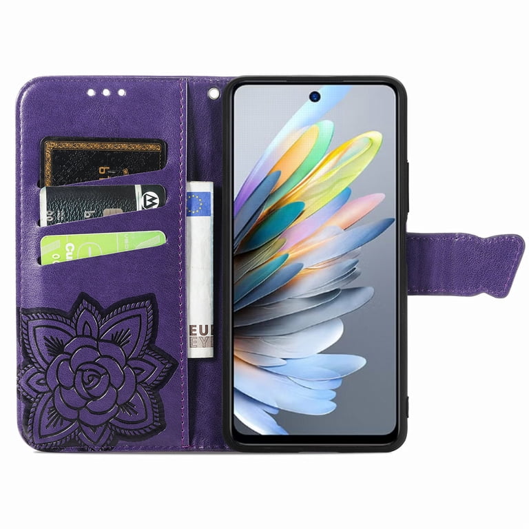 Dteck Butterfly Wallet Case for Motorola Moto G 2025 photo 2