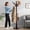 Dark Brown, variant on XXLYY 75" Wooden Coat Rack Freestanding - Adjustable Hall Tree Stand with 14 Hooks & stable Base, Heavy Duty Coat Hanger for Entryway, Bedroom, Living Room, office