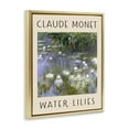 thumbnail image 3 of Stupell Industries Cottage Classic Monet Water Lilies Gold Floating Frame Canvas Art, 17 x 21, by Lil' Rue, 3 of 8
