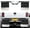 Black Mud Flap w/Weights, variant on Mudflap System 2" 2.5" 3" Hitch Receiver Mounted Mud Flaps W/Stainless Steel Mud Flap Weights/Backing Plate Universal Heavy-Duty for Most Types of Vehicles Adjustable Height and Width