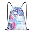 thumbnail image 1 of Pofeuu Monster High pour Sac à Cordon 210D Résistant à l'Eau Design Pliable Compact Essentiels de Voyage Gym Yoga Léger Sac à Main-Moyen, 1 of 6