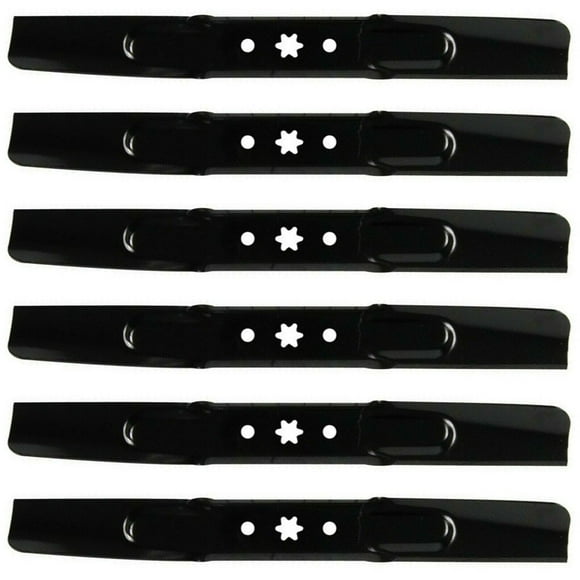 Lot de 6 Lames d'Origine Authentiques MTD 942-04308A pour 42 Pouces Cub Cadet LX42 KH