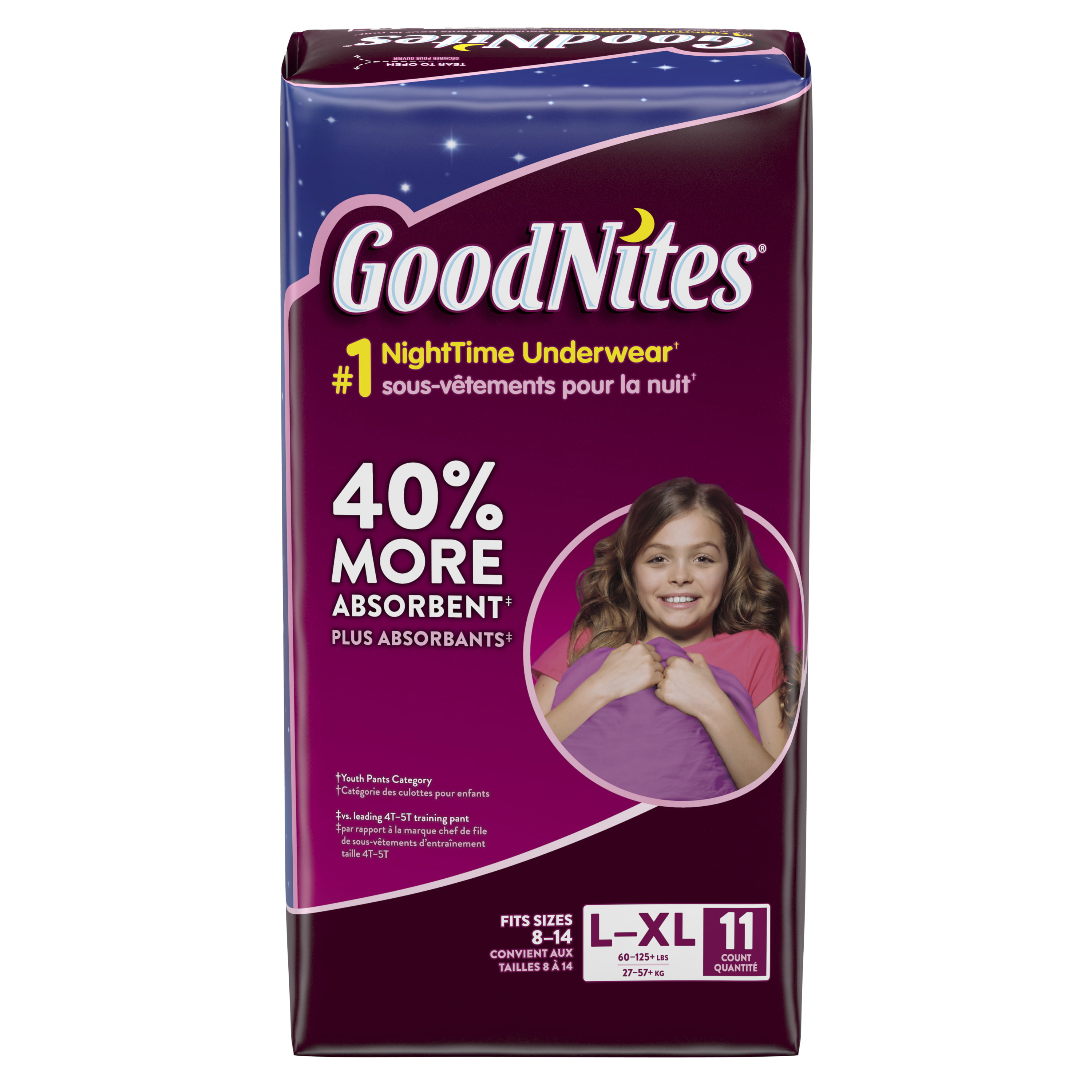 ALLNEW 2019 Goodnites Lg/XL Space Design Disposable Diapers Baby