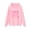 Pink Bow, variant on Serdomi Hoodie Sweatshirts for Girls -Soft Long Sleeve Pullover Shirt Stylish Purple Smiling Face Tween Size 12/14