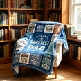thumbnail image 7 of AUQ 2026 New Throw Blanket Compact Folding Blanket Throw Blankets Ready Travel Use Bed Blankets for Travel Camping Road Trips Style2 60*78In, 7 of 7