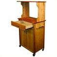 thumbnail image 2 of Catskill Craftsmen Microwave Wood Cart in Brown, 2 of 3