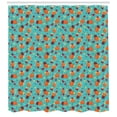 thumbnail image 3 of Ambesonne Autumn Pumpkin Shower Curtain, Thanksgiving, 69"Wx70"L, Multicolor, 3 of 3