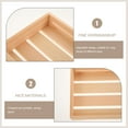 thumbnail image 4 of Wood Riser for Bathroom Tray Ivory 1Pcs, 4 of 6