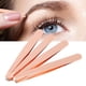 thumbnail image 5 of Pinzas Profesionales BRILLAR Punta Inclinada Acero Inoxidable Oro Rosa 4 Uds, 5 of 10
