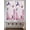Pink, variant on Pink Flower Bathroom Window Curtain, Spring Floral Butterflies Elegant Pastoral Birds Light Filtering Coffee Kitchen Curtains, Bedroom Living Room Curtains 2 Panel 84"x45"