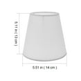 thumbnail image 2 of HORIALENCE 2Pcs Household Lamp Cover White Cloth for Home Users with Diffused Lighting, 2 of 6