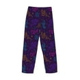 thumbnail image 4 of Kdxio Colorful Snake Print Men's Sleep Pajama Pant Lounge Pants with Pockets, 4 of 8