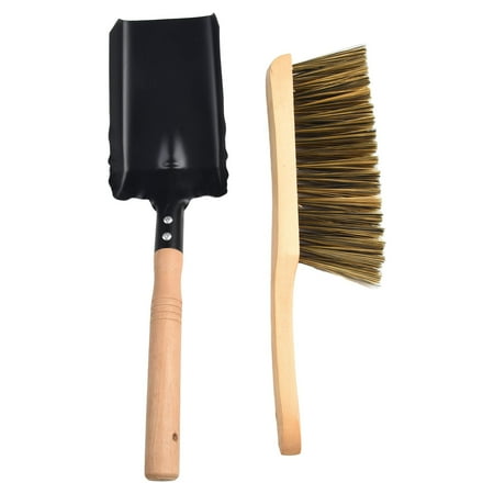 

Fireplace Cleaning Set with Shovel Wood Stove Brush Fireplace Ash Shovel Set