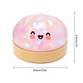 thumbnail image 3 of Pink Edition Cherry Blossom Scented Steamed Bun Squishy Toy Slow Rising Squeeze Toy Soft Mystery Fidget Toy, 3 of 6
