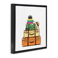 thumbnail image 2 of Stupell Industries Eclectic Travel Suitcases & Camera Black Floating Frame Canvas Art, 18 x 18, by Amanda Greenwood, 2 of 8