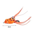 thumbnail image 6 of NIBOLOG 3cm Fishing Lure Spinner Sequin with Tassels Hollow Dual Hooks Simulated Long Casting Artificial Soft PVC Snakehead Frog Bait Fishing Supplies, 6 of 8