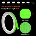 thumbnail image 3 of Uxcell 0.3" x 26 FT Reflective Tape High Viscosity Adhesive Tape Waterproof Warning Roll Reflective Strip 4 Pcs Green, 3 of 6