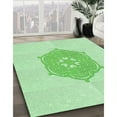 thumbnail image 2 of Ahgly Company Indoor Square Patterned Light Green Area Rugs, 3' Square, 2 of 6