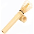 thumbnail image 1 of Bamboo Matcha Whisk with Long Handle and Stand, Traditional Japanese Chasen Matcha Stirrer, Bamboo Whisk for Matcha Tea (1 Set Bamboo Whisk), 1 of 8