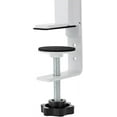 thumbnail image 5 of 16 inch Clamp on Desk Shelf, Desk Extender Side Table, 2 Tier Shelving Unit Above or Under Desktop, Clamp On Desk Organizer Shelving Unit for Home Office, 5 of 9