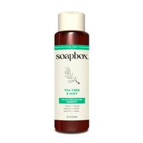 Soapbox Tea Tree Clean & Purify Shampoo with Shea Butter, 16 oz