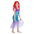 thumbnail image 5 of Disfraz de la Sirenita Ariel para niña, conjunto de vestido de sirena, ropa de Halloween, 5 of 5